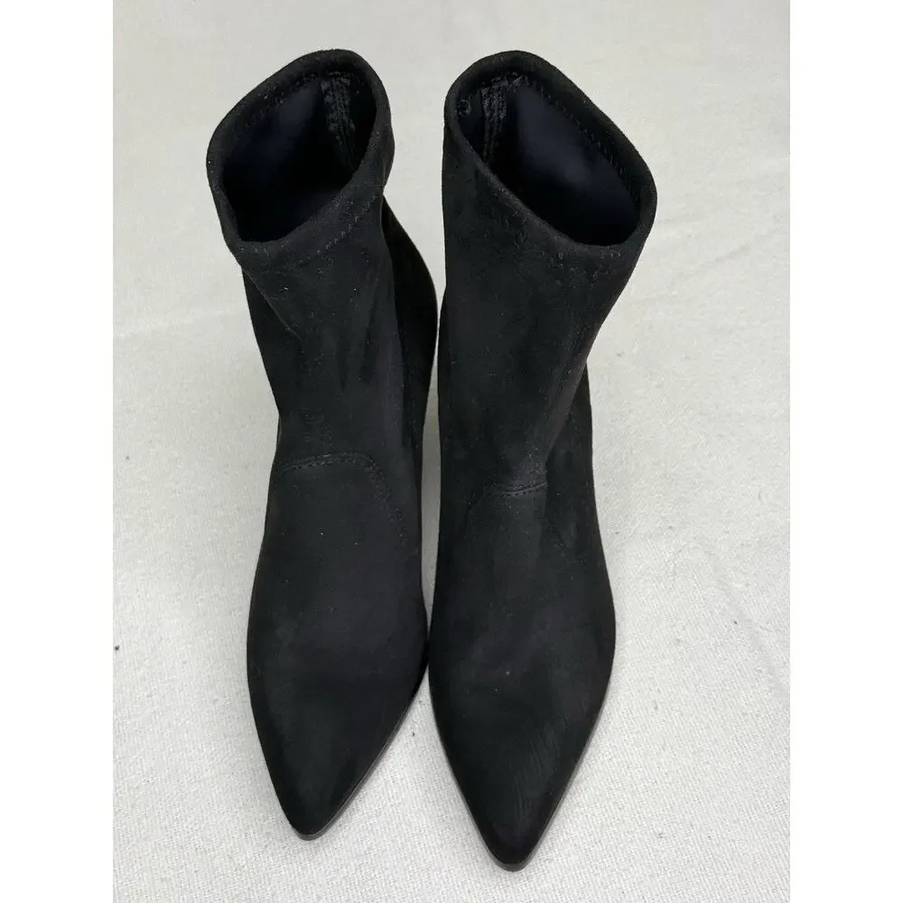Donald J Pliner Black Suede Ankle Booties Boot Size 6 M Boots